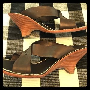 Bernardo sandals, dark brown